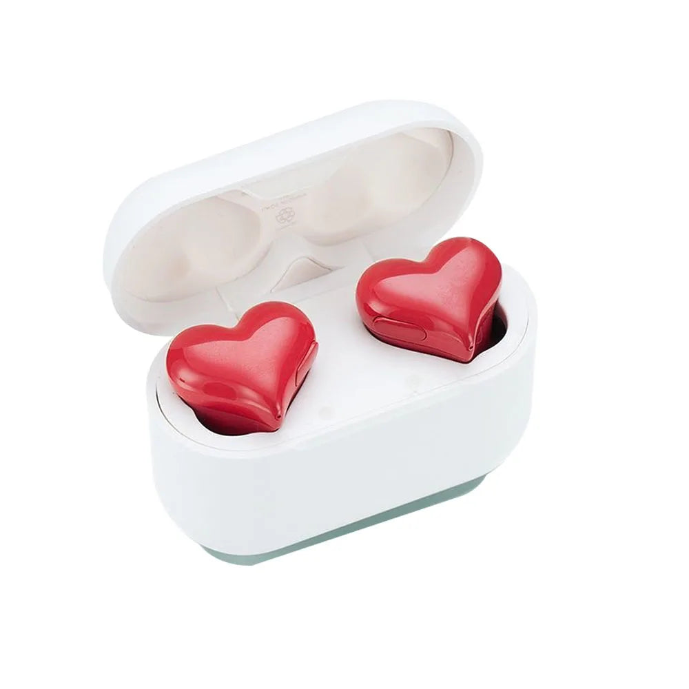 Wireless Bluetooth Heart Shaped Earphones 